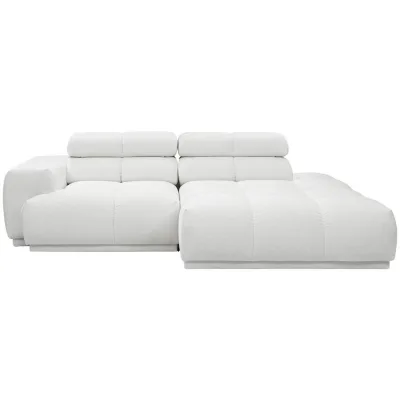 Mid.you Ecksofa Creme 239x150 cm
