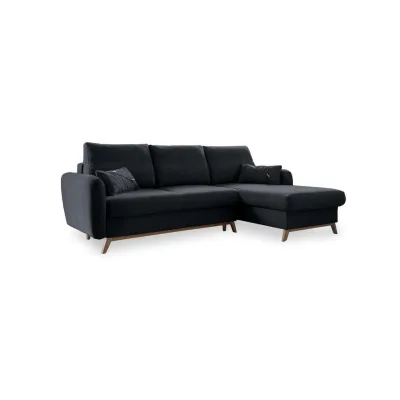 Mid.you Ecksofa Dunkelgrau 235x157 cm
