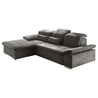 Mid.you Ecksofa Dunkelgrau 276x188 cm