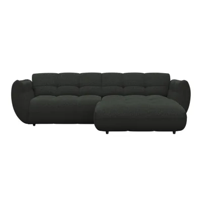 Mid.you Ecksofa Dunkelgrün 280x178 cm