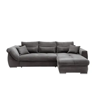 Mid.you Ecksofa Grau 302x188 cm