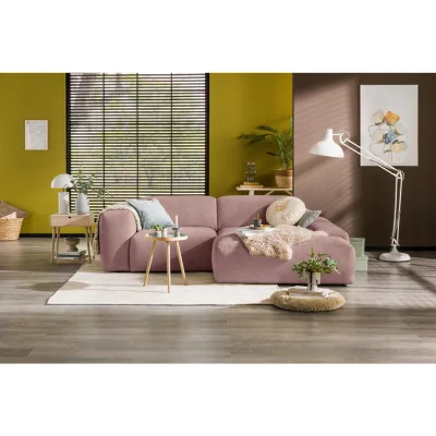 Mid.you Ecksofa Hannah Rosa 252x170 cm