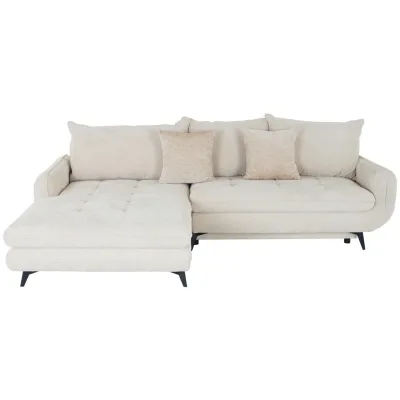 Mid.you Ecksofa Wave Creme 266x189 cm
