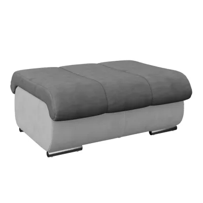 Mid.you Hocker Hellgrau, Dunkelgrau 100x43x80 cm
