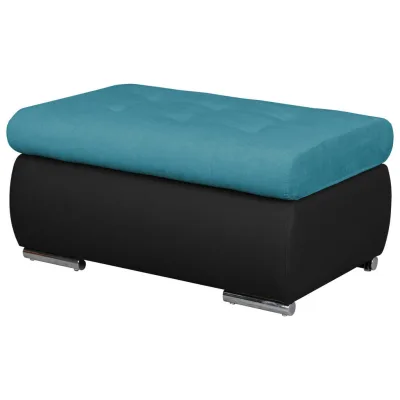 Mid.you Hocker Schwarz, Türkis 92x45x61 cm
