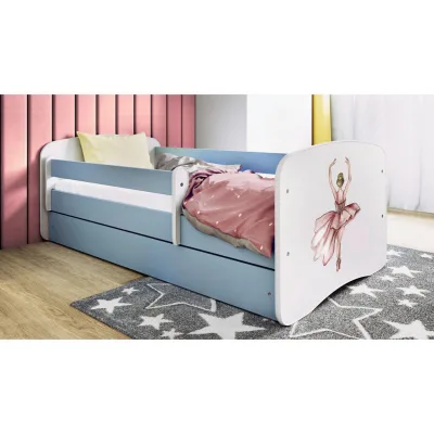 Mid.you Kinder-/Juniorbett Babydreams Blau, Weiß 80x160 cm