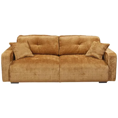 Mid.you Schlafsofa Gold 235x88x120 cm