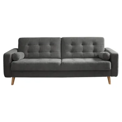 Mid.you Schlafsofa Graubraun 222x86x90 cm