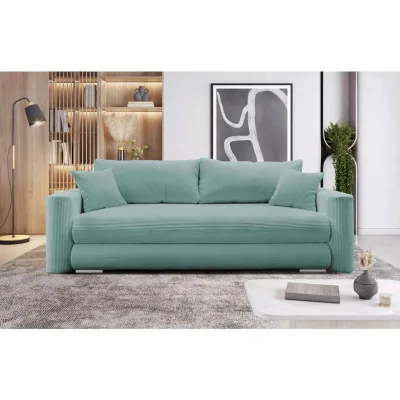 Mid.you Schlafsofa Hellblau 232x88x105 cm
