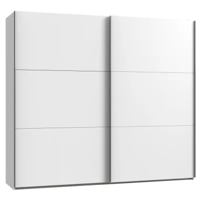 Mid.you Schwebetürenschrank Weiß 150x216x65 cm