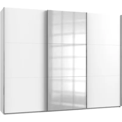 Mid.you Schwebetürenschrank Wimex Level 36 A Weiß 300x236x65 cm