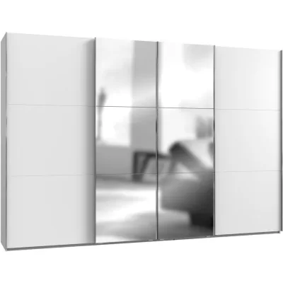Mid.you Schwebetürenschrank Wimex Level 36 A Weiß 350x236x65 cm