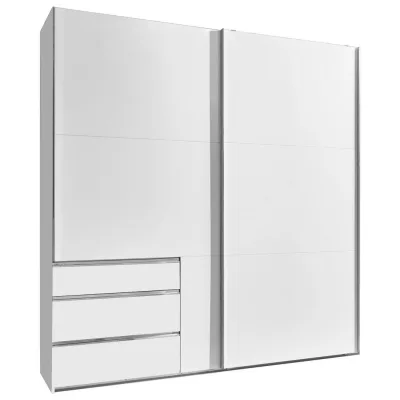 Mid.you Schwebetürenschrank Wimex Level 36A Weiß 200x216x65 cm