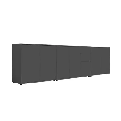 Mid.you Sideboard Anthrazit 263.5x73x33 cm