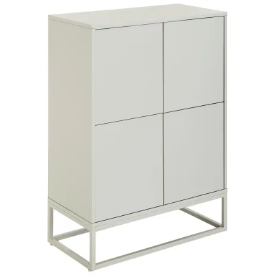 Mid.you Sideboard Libreville Beige, Kaschmir 80x110x40 cm
