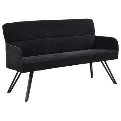 Mid.you Sitzbank Schwarz 140x94x67 cm