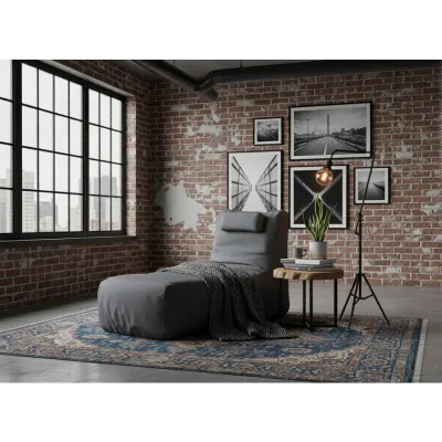 Mid.you Sitzsack Cloud Xxl Grau 40x70x170 cm