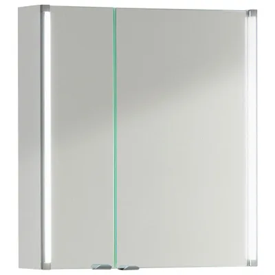 Mid.you Spiegelschrank LED-Line Weiß 61x67x16.5 cm