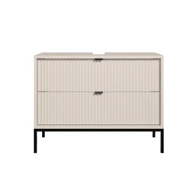 Mid.you Waschbeckenunterschrank Kaschmir 80x60x32 cm