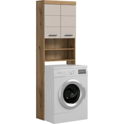 Mid.you Waschmaschinenschrank Natur, Kaschmir 63x191x24 cm