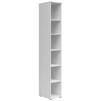 Milino Regal Weiß 30x195x40 cm