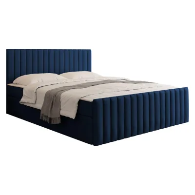 Mirjan24 Boxbett Blau 160x200 cm