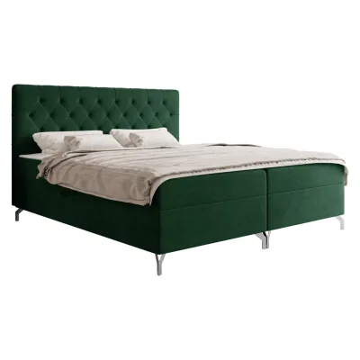 Mirjan24 Boxbett Grün 200x200 cm