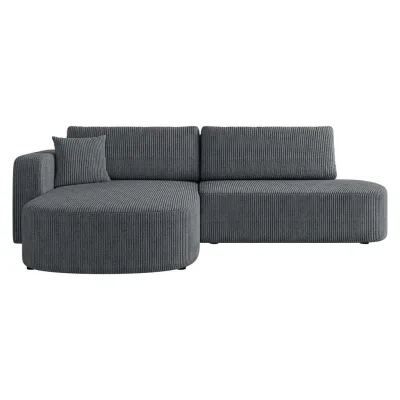 Mirjan24 Ecksofa Graphit 252x175 cm