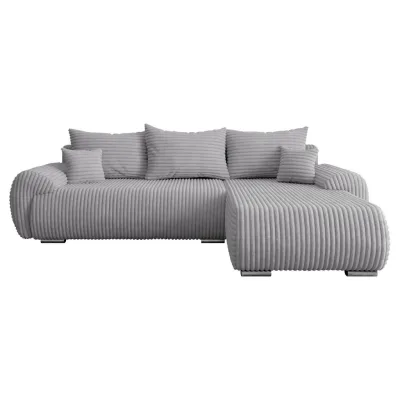 Mirjan24 Ecksofa Hellgrau 282x187 cm
