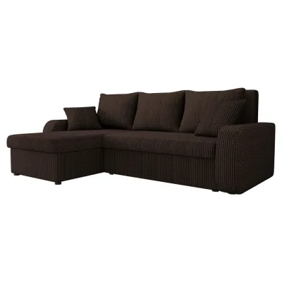 Mirjan24 Ecksofa Nussbaum 238x147 cm