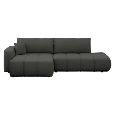 Mirjan24 Ecksofa Schwarz 262x145 cm