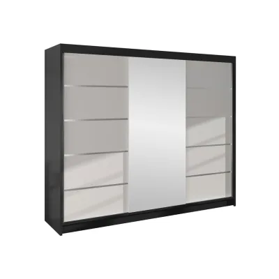 Mirjan24 Schwebetürenschrank Mehrfarbig 200x215x58 cm