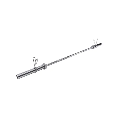 Miweba Sports Profi Langhantelstange Olympia LH501, Federverschluss, 180cm, Ø 50mm, bis 320kg, Stahl