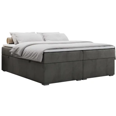 MKS Boxbett Dunkelgrau 140x200 cm