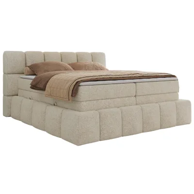 MKS Boxspringbett Creme 200x200 cm