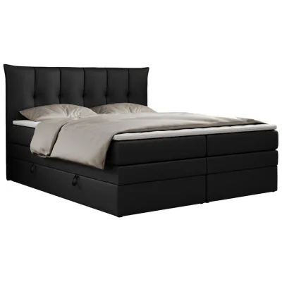 MKS Boxspringbett Schwarz 180x200 cm