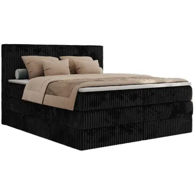 MKS Boxspringbett Schwarz 180x200 cm