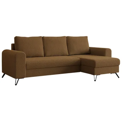 MKS Ecksofa Braun 242x140 cm