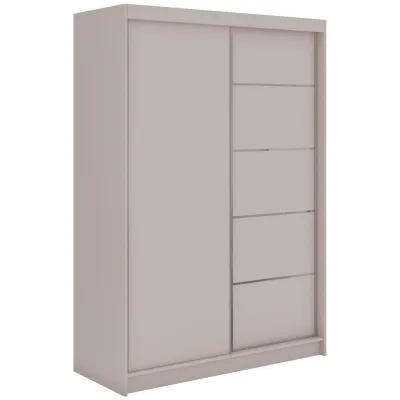 MKS Schwebetürenschrank Kaschmir 150x216x61 cm