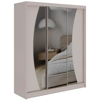 MKS Schwebetürenschrank Kaschmir 180x216x61 cm