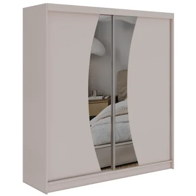 MKS Schwebetürenschrank Kaschmir 200x216x61 cm