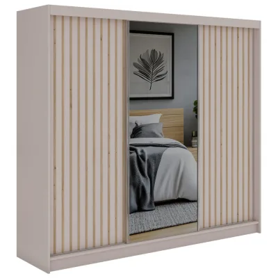 MKS Schwebetürenschrank Kaschmir, Eiche Artisan 240x216x61 cm