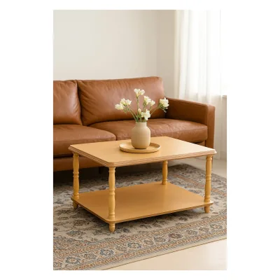 Mid.you Couchtisch Nussbaum 89x40x58.5 cm