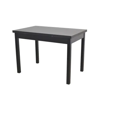 möbel direkt online Esstisch, schwarz von 104 bis 164 cm ausziehbar schwarz
