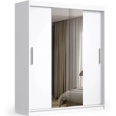 Mobelsta Schiebetürenschrank Weiß 180x215.5x59 cm