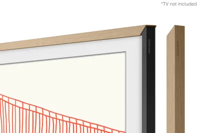 Modern Teak Rahmen 43 Zoll für The Frame (2021/2022)