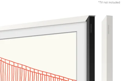 Modern Weiß Rahmen 55 Zoll für The Frame (2021/2022)