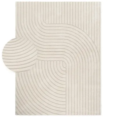 Moderner-teppich Aurora creme 160x220 cm