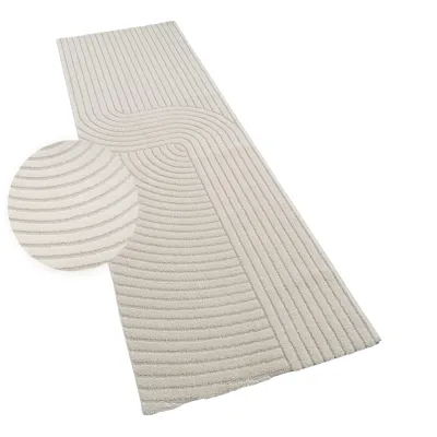 Moderner-teppich Aurora creme 80x150 cm