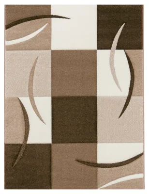 Moderner-teppich Diamora braun 80x300 cm